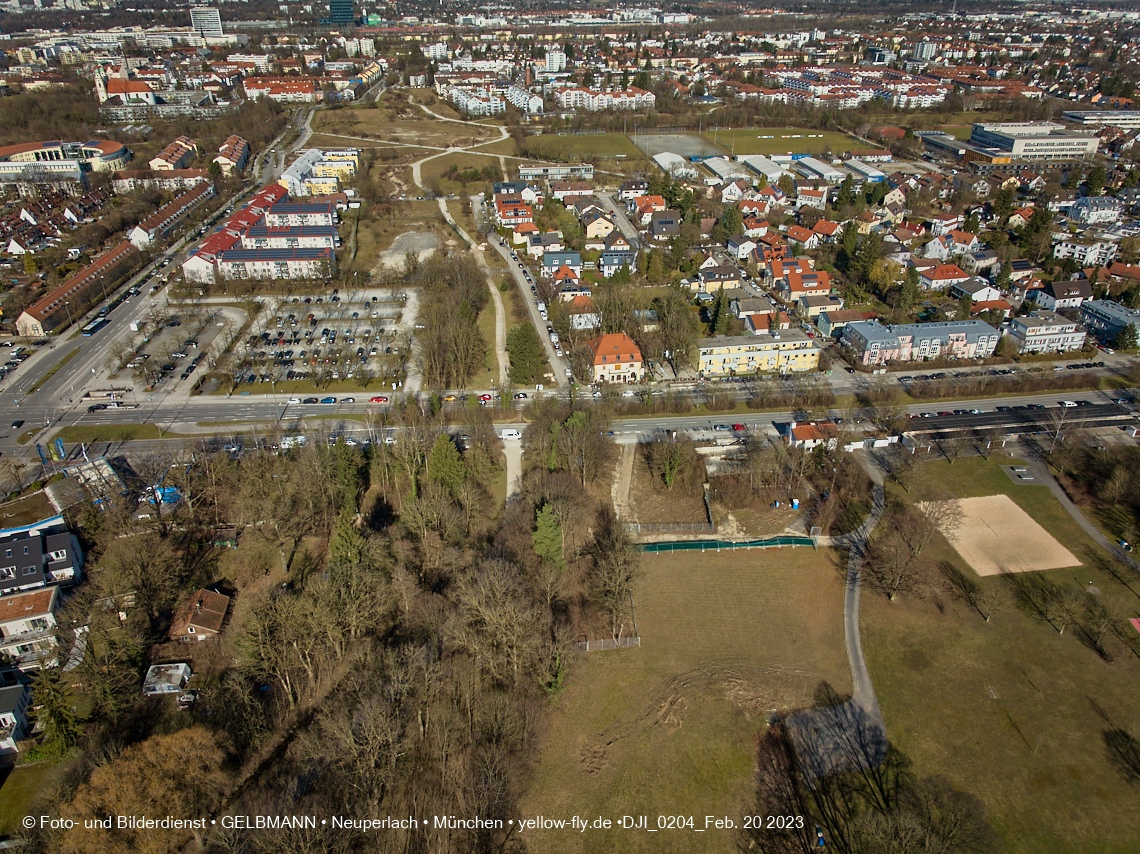 20.02.2023 -  der verschwundene Hachinger Bach in Neuperlach und Berg am Laim